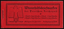 1936 Complete Booklet with stamps of Third Reich, Germany, Excellent Condition (Mi. MH 43, CV $140)