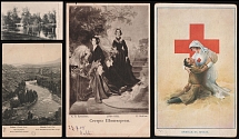 1905-15 Red Cross, Community of Saint Eugenia, Illustrated Postcards, Russian Empire, Russia