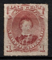 1876-79 1c Newfoundland, Canada (SG 40,  CV $160)