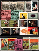 Germany, Stock of Rare Cinderellas, Non-postal Stamps, Labels, Advertising, Charity, Propaganda (#57)