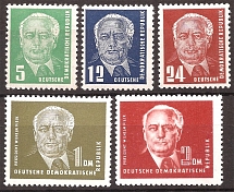 1952-53 German Democratic Republic GDR (Full Set, CV $160, MNH)