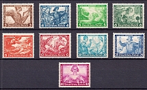 1933 Third Reich, Germany, Wagner (Mi. 499 - 507, Full Set, CV $650)