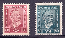 1924-28 Weimar Republic, Germany (Mi. 362 - 363, Full Set, CV $100)