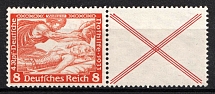 1933 Third Reich, Germany, Wagner, Se-tenant, Zusammendrucke (Mi. W 53, CV $160)
