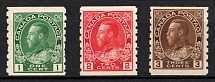 1912-21 Canada (SG 216, 218, 218a, CV $70, MNH)
