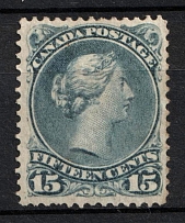 1868-90 15с Canada (SG 66, CV $1,630)