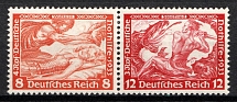 1933 Third Reich, Germany, Wagner, Se-tenant, Zusammendrucke (Mi. W 57, CV $40)