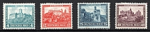 1932 Weimar Republic, Germany (Mi. 474, 476 - 478, CV $70)
