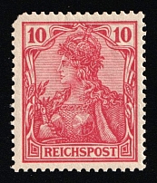 1900 10pf German Empire, Germany (Mi. 56 c, Certificate, Signed, CV $2,340, MNH)