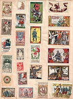 Military, Army, Europe, Stock of Cinderellas, Non-Postal Stamps, Labels, Advertising, Charity, Propaganda (#38D)
