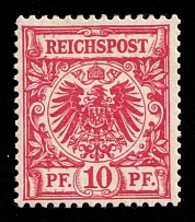 1889-90 10pf German Empire, Germany (Mi. 47 a, Signed, CV $420)