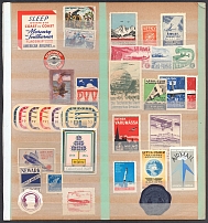 Worldwide, Stock of Cinderellas, Non-Postal Stamps, Labels, Advertising, Charity, Propaganda (#410B)