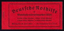 1934 Booklet with stamps of Third Reich, Germany in Excellent Condition (Mi. MH 40.4, CV $520)