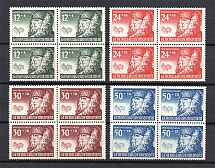 1940 General Government, Germany (Blocks of Four, Full Set, CV $40, MNH)