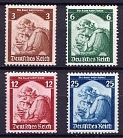 1935 Third Reich, Germany (Mi. 565 - 568, Full Set, CV $160, MNH)