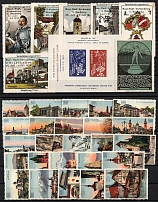 Germany Architecture, Europe, Stock of Cinderellas, Non-Postal Stamps, Labels, Advertising, Charity, Propaganda (#187B)