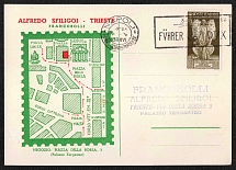 1938 Naples, Italy, Souvenir Card with Propaganda Postmark 'Führer DVX'