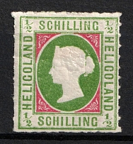 1868 1/2s Heligoland, German States, Germany (Mi. 1 II, Signed, CV $1,300)