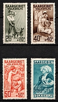 1926 Saar, Germany (Mi. 104 - 107, Full Set, CV $70)