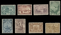 Portuguese Colonies - Macao - 1898, Vasco da Gama issue, ½a-24a, complete set of eight, some oxidation of 1a red, full original gum with color permeating on reverse of four values, mostly NH and VF, C.v. $250 as hinged, Scott …