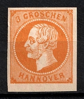 1859 3g Hannover, German States, Germany (Mi. 16 b, Sc. 22 a, CV $260)