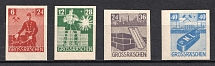 1946 Grosraschen, Germany Local Post (Mi. 43 B - 46 B, Full Set)