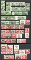 1936-39 Third Reich, Germany, Collection (Coupon, Tete-Beche, Se-tenants, CV $210)