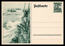 1938 'Winter Relief Organization', Propaganda Postcard, Third Reich Nazi Germany