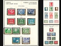 UNESCO Gift Stamp Issues, Europe Holland, Stock of Cinderellas, Non-Postal Stamps, Labels, Advertising, Charity, Propaganda (#16)