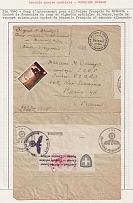 1940 France, Cover from Beinwil to Paris, Military Mail, Beinwil Internment Camp