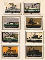German Navy, Fleet, Ships, Military, Stock of Rare Cinderellas, Non-postal Stamps, Labels, Advertising, Charity, Propaganda (#99)