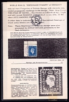 2d Anti-British Propaganda, King George VI, German Forgery (Propaganda Postmark)