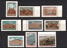 1950 Museums of Moscow, Soviet Union, USSR, Russia (Zv. 1416 - 1424, Full Set, MNH/MLH)