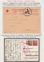 1941-43 Switzerland, WWII Swiss Mail, Propaganda