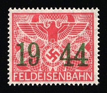 1944 General Government, Germany, Field Railway Stamp