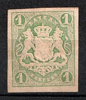 1867 1k Bavaria, German States, Germany (Mi. 14 a, Sc. 15, Signed, CV $100)