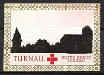 1914 Turnov Red Cross Society, Czechoslovakia, Label, World War I