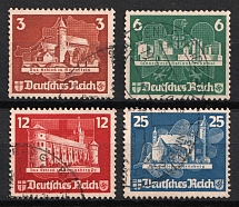 1935 Third Reich, Germany (Mi. 576 - 579, Full Set, Canceled, CV $260)