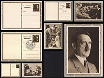 Adolf Hitler, Third Reich, Germany, Postal Cards