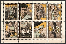 Military, Germany, Stock of Rare Cinderellas, Non-postal Stamps, Labels, Advertising, Charity, Propaganda, Block (MNH)
