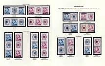 1941 Bohemia and Moravia, Germany (Mi. W Zd 9 - W Zd 16, S Zd 9 - S Zd 16, Coupons, Full Set, CV $60, MNH)