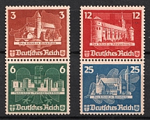 1935 Third Reich, Germany (Mi. 576 - 579, Full Set, CV $230)