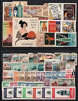 Ships, Navy, Germany, Europe, Stock of Cinderellas, Non-Postal Stamps, Labels, Advertising, Charity, Propaganda (#233A)