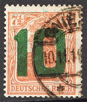 1919 Poland `10` on Germany Stamp (CV $200, Cancelled)