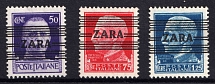 1943 Zadar, German Occupation, Germany (Mi. 32 - 34, Full Set, CV $210)