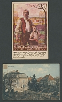 Germany - SELECTION OF EARLY BETTER POSTCARDS: 1898-1920, 65 used and unused items, including Nazi Party forerunner of 1919, set of 4 cards ''Quartet of Vegetables'' by O. Zierer, set of 12 Esperanto stationery cards, group of …