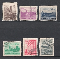 1941 Estonia, German Occupation, Germany (Mi. 4-9, Full Set, Canceled, CV $70)