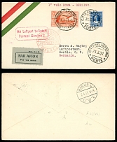 Worldwide Air Post Stamps and Postal History - Vatican City - Pioneer Flights - 1931 (April 1-2), First Flight Rome - Munich - Berlin, mixed franking cover bearing Vatican 1.25L blue and Italy Virgil 1L orange, appropriately …