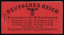 1941 Complete Booklet with stamps of Third Reich, Germany, Excellent Condition (Mi. MH 48.3, CV $200)