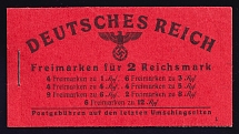 1941 Booklet with stamps of Third Reich, Germany in Excellent Condition (Mi. MH 48, CV $210)